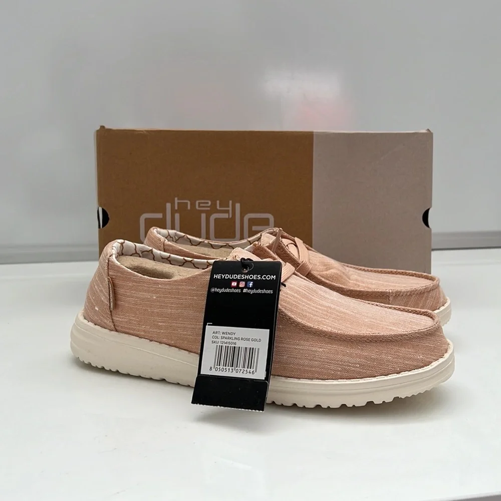 Hey Dude Womens Wendy Sparkling Rose - Picture 3 of 5